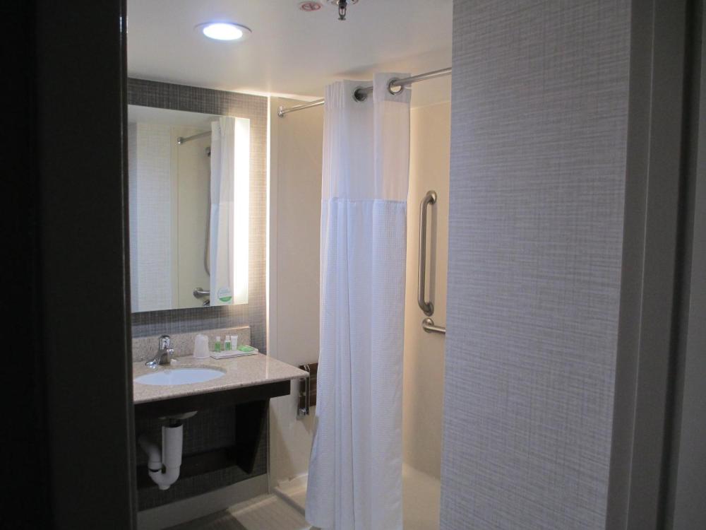 King Room - Hearing Accessible - Roll-in Shower interior